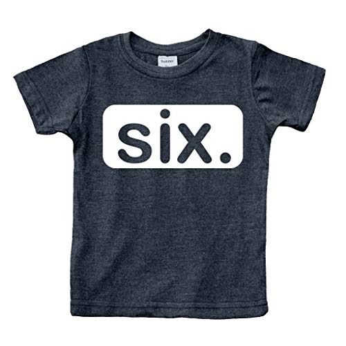 Unordinary Toddler 6th Birthday Shirt boy 6 Year Old boy Birthday Gift 6yr six Year Old Sixth Tshirt (Charcoal Black 6 Years)