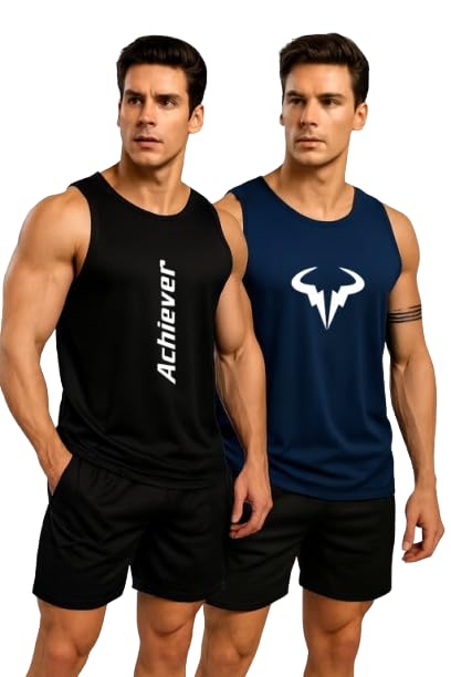 bqf Men's Vest, Baniyan Pack of 2, Multicolour Pack-picture-42