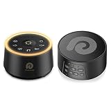 Dreamegg D1 Bundle with D3 Pro Sleep Sound Machine, Rechargeable White Noise Machine for Sleeping, P