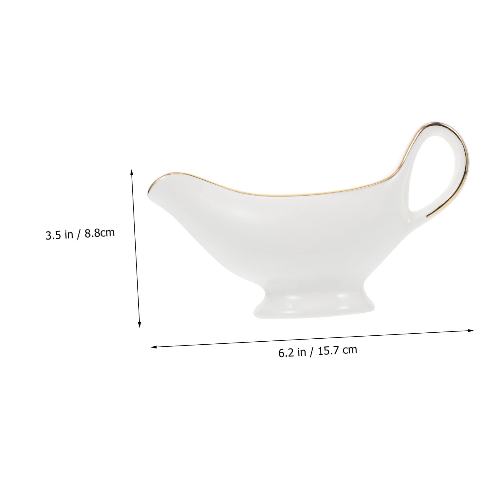 FUNOMOCYA Modern Ceramic Milk Pitcher Sauce Jug Decorative Milk Cup for Hotel Bar Kitchen