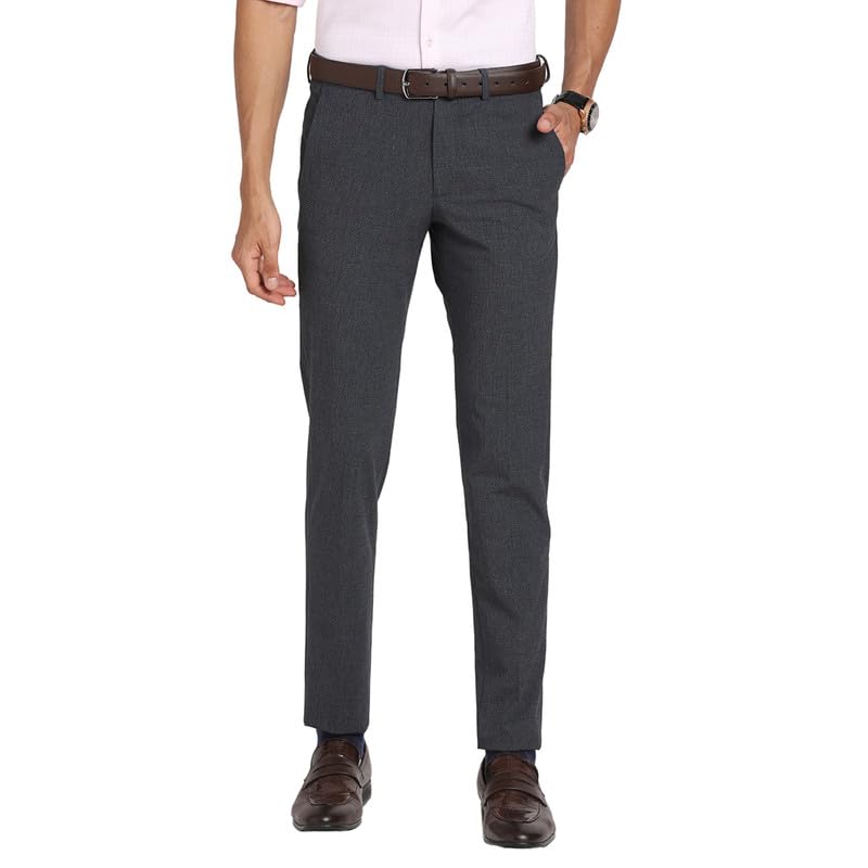 Pantalon gris homme Turtle taille 38 en coton confortable