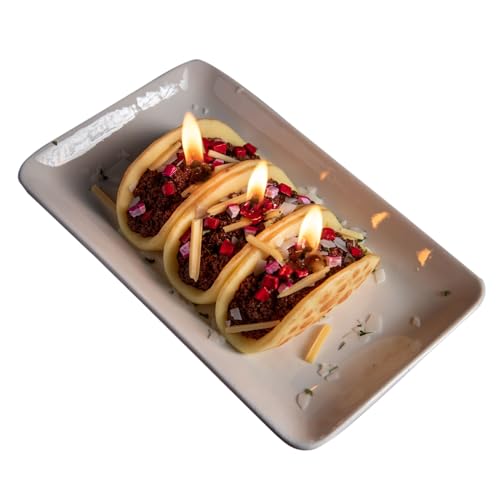 Mexican Taco Vegetable Wax Candle