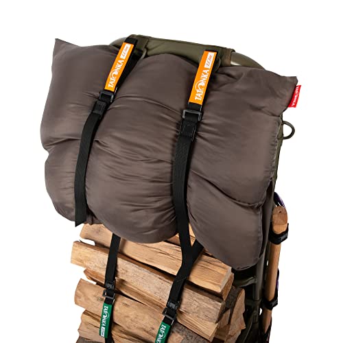 Tatonka Packriemen Easy Strap 18mm / 1m (2 Stück) - Zwei Spanngurte mit Metallschließe - 1,8 cm breit und 100 cm lang - Zur Volumenregulierung oder zum Befestigen von Ausrüstung