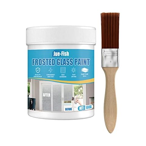 Bxyzan 100ml Frosted Glass Spray Paint for Home Office Bathroom Indoor Outdoor Use Cover