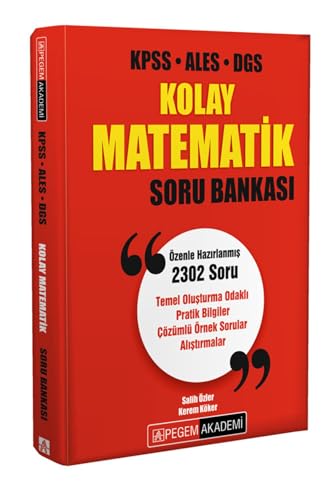 KPSS ALES DGS Kolay Matematik Soru Bankası
