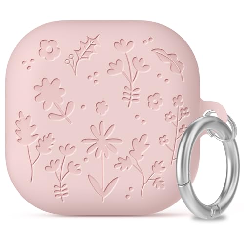 AhaStyle �T���X�� Galaxy Buds4 ����� Galaxy Buds4 Pro (2026) �p�V���R���P�[�X �t�����[��������L���[�g�ȃJ�o�[�X�L�� �T���X�� Galaxy Buds4 �V���[�Y�Ή� �L��/���C�����X�[�d�Ή� �����E���̎q