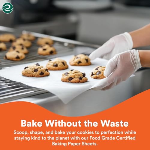 Image of ECO SOUL Baking Paper Sheets,100 Sheets - Pack of 2,Non-Stick Butter Paper
