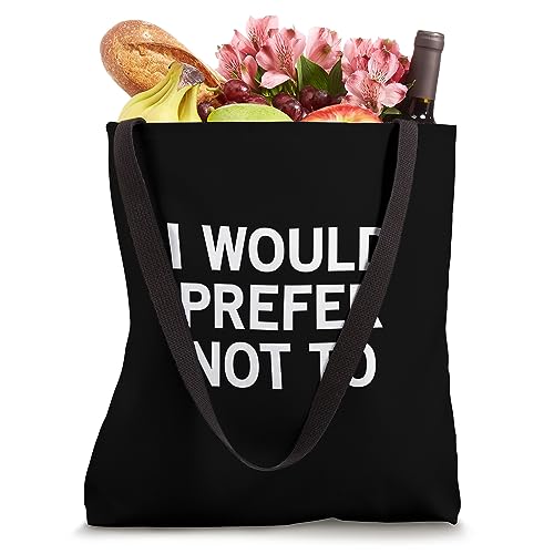 Bolso tipo tote I Would Prefer Not To miniatura 4