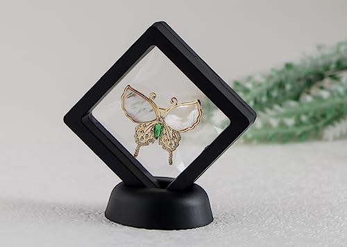 Image of Alilang Sparkling Zircon Seashell Butterfly Brooch Pin With Crystal Rhinestones For Wedding Party