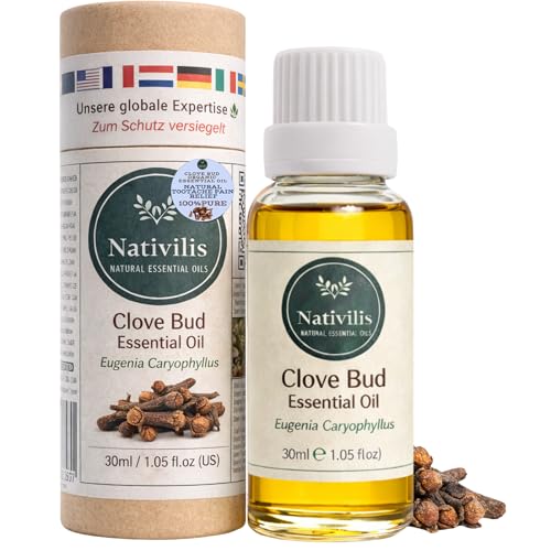 Soulager un mal de dents avec l'huile essentielle de clou de girofle bio Nativilis 30ml