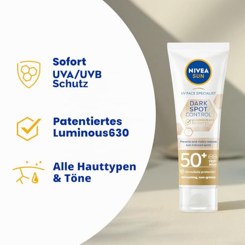 NIVEA Luminous630 Dark Spot Farbcreme SPF50+, 40ml – Ansicht 2