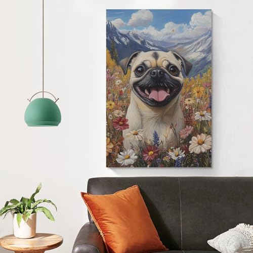 Cuadros decoracion salon con impresiones lienzo de carlino para dormitorio acogedor 4