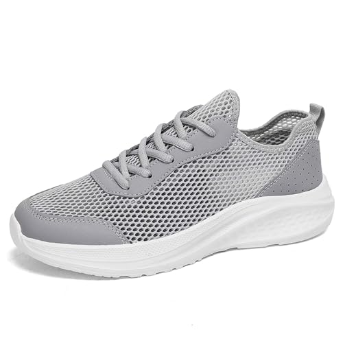 Générique Baskets Respirantes Homme, Chaussures De Sport Légères À Lacets Antidérapantes – Tige en Maille, Amorti Confortable pour La Marche, La...