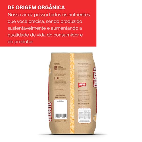 Urbano, Arroz Orgânico, Parboilizado - 1kg
