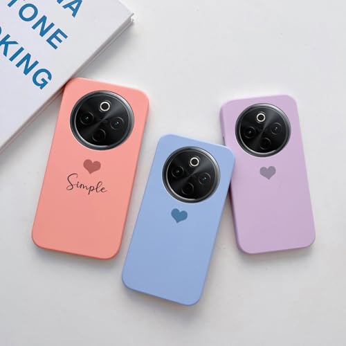 Image of COLORflow Back Cover Compatible with Vivo T4 5G / Y300 Pro 5G / iQOO Z10 5G | Pastel Hearts Color Customized Back Cover Compatible with Vivo T4 5G / Y300 Pro 5G / iQOO Z10 5G