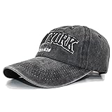 ⚾ 【Talla única】 - Aproximadamente 55-60 cm (ajustable) El sombrero vintage es muy adecuado para actividades al aire libre.