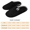 Luxvara Hausschuhe Winter Plüschhausschuhe Bequeme Warme Pantoffeln drinnen und draußen Slippers Rutschfeste, atmungsaktiv Gästehausschuhe für Damen Herren zu Hause Hotel, Schwarz, 38-39 EU #1