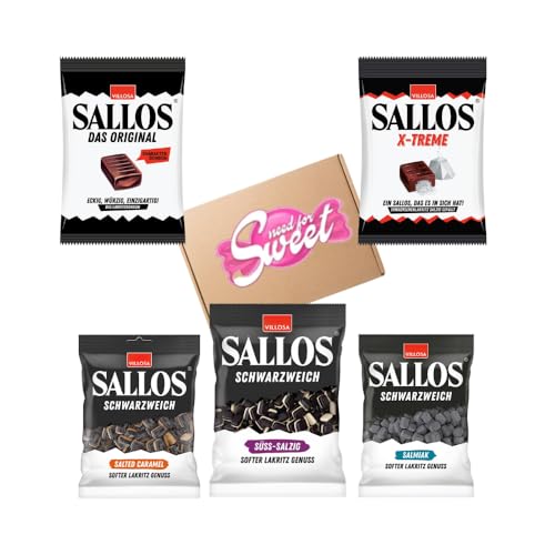 Sallos Abenteuerpaket - Von Xtreme bis Salted Karamel - needforsweet - insgesamt 900g