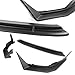 W-POWER, Front Bumper Lip fit for Compatible with Subaru WRX 2022-2025, Front Lip Spoiler Air Chin Body Kit Splitter, ABS, 2023 2024 (Unpainted Matt Black)