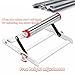 Dromco 2PCS Adjustable Cutting Machine Support Frame, Foldable Metal Cutting Machine Work Support Stand, Table Saw Stand Adjustable Height, Material Support Frame, Cutting Machine Attachment Tool