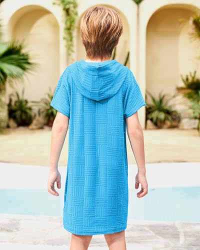 Image of BesserBay Boys Girls Swim Cover Up Terry Cloth Swimwear