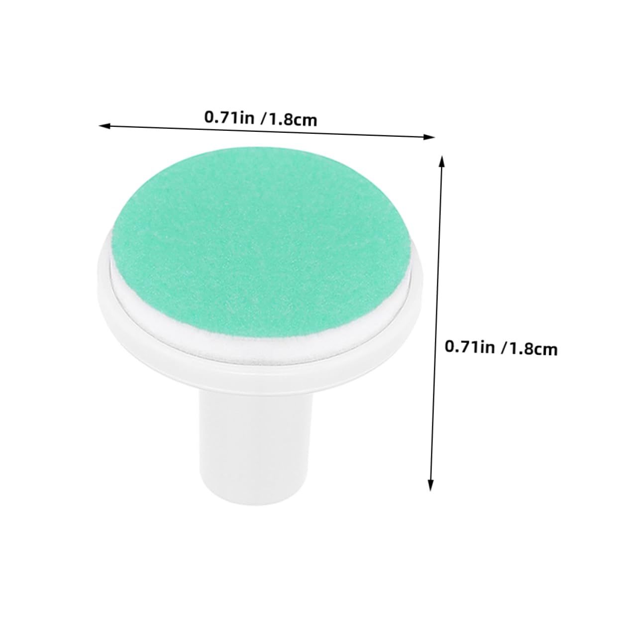 MERRYHAPY Electric Nail Grinder Pads 6pcs Replacement Heads for Nail Trimmer Safe for Infants