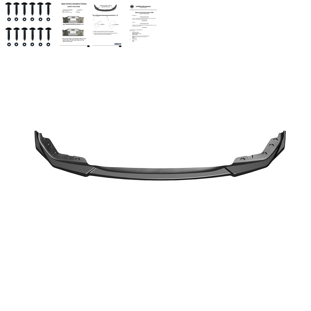 Frontspoiler kompatibel mit BMW 3er G20–G21 M–Paket 2018–2022 mit ABE TÜV