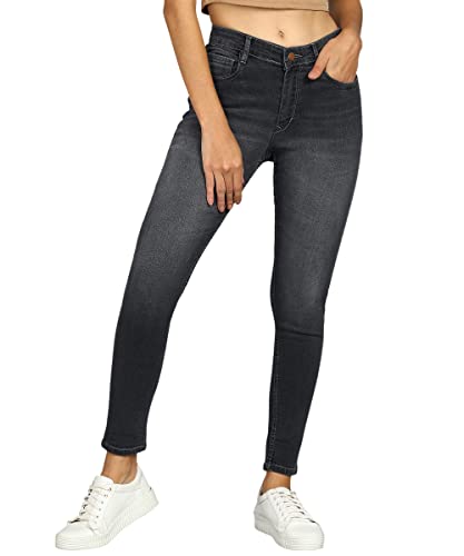 Image of Urbano Fashion Women's Skinny Fit High Rise Jeans