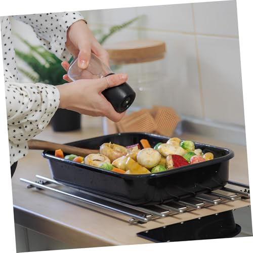 Plaques de cuisson acier inoxydable Cabilock lot de 2 plateaux four de taille moyenne - 6