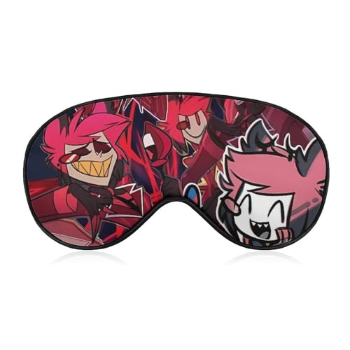 ハズビン・ホテル Hazbin Hotel アイマスク 睡眠アイマスク 3Dアイマスク 睡眠ゴーグル 安眠 快眠 遮光 旅行 快適グッズ 男女兼用 快眠グッズ 目隠し アイマスク 超軽量 旅行 お昼寝 お泊まり アイケア 圧迫感なし 自由調整可能