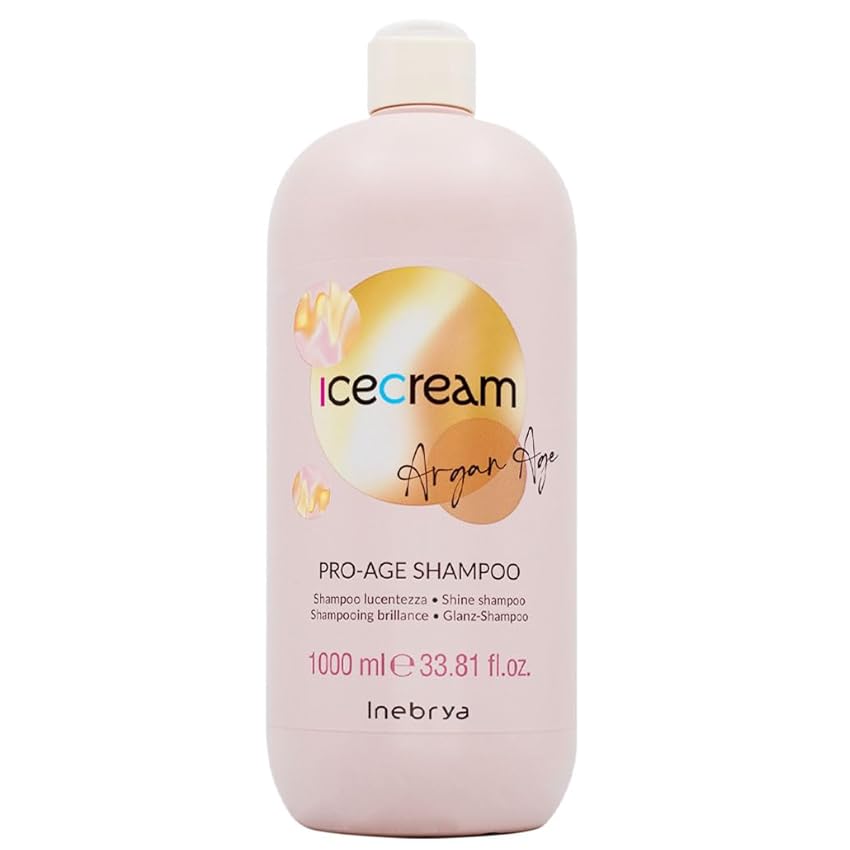 Inebrya Ice Cream Argan Age Pro-Age Shampoo - 1000 Ml