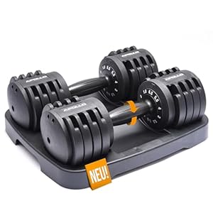 Apollo Verstelbare Halters, Halterset, Variabele Gewichten voor Vrouwen en Mannen, Haltertraining, Sport Haltersysteem, Snelsluiting, Dumbbells, Systeemhalters