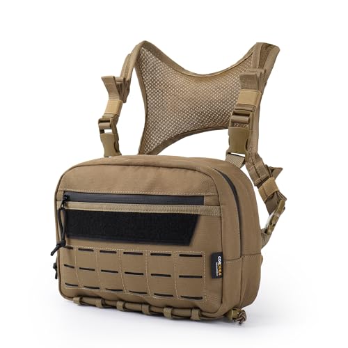 Mardingtop Taktische Brusttasche Molle weste Pouch Chest Rig für Outdoor-Abenteuer, Radfahren