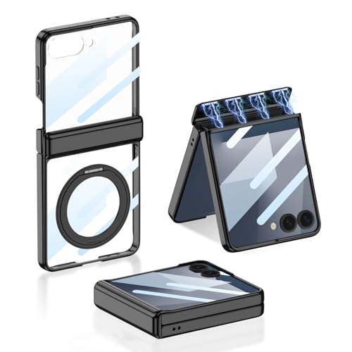 Coque antichoc Galaxy Z Flip 7 pour éviter les rayures et stabiliser le téléphone sur un aimant