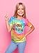 LOTUCY Kindergarten Graduation Shirt for Kids Girls Boys Peace Out Kindergarten Tee 2025 Last Day of School T-Shirt