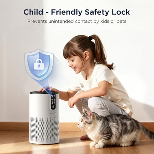 Air Purifiers for Bedroom, KOIOS H13 HEPA Air Purifiers for Home Pets - image 8