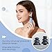 Mokarcoco Ear Pressure Relief Suction Device, Airplane Ear Tinnitus Relief Through Inner Ear Pressure Balance, Instant Relief for Ear Pressure, Tinnitus & Migraines,3 Sizes Earplug