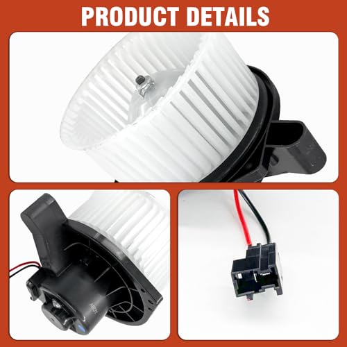 Image of AC Heater Blower Motor with Fan fit for Chevrolet SSR 2003-2006,Chevrolet Colorado 2004-2012,GMC Canyon 2004-2012,Replacement for OE# 700187, 89019178