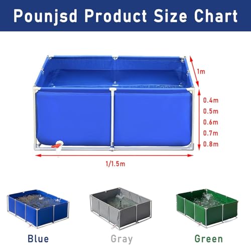 Réservoir d'eau avec drain pour élevage de poissons - 2