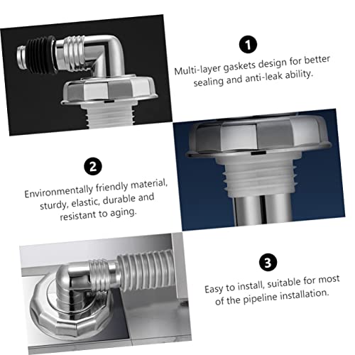 Clapet anti-retour de vidange pour stopper les odeurs et reflux de machine à laver - 6