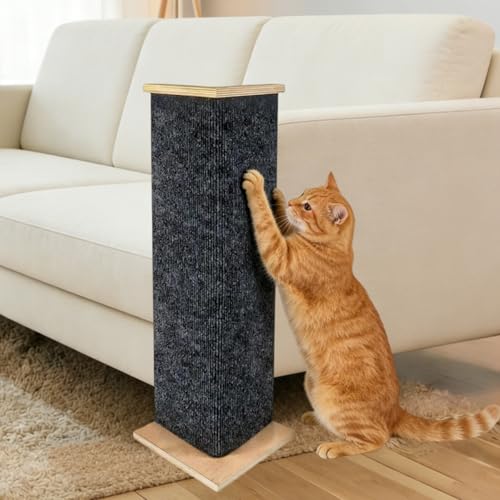 Rascador Esquinero para Gatos 24 Pulgadas con 5 Almohadillas miniatura 1