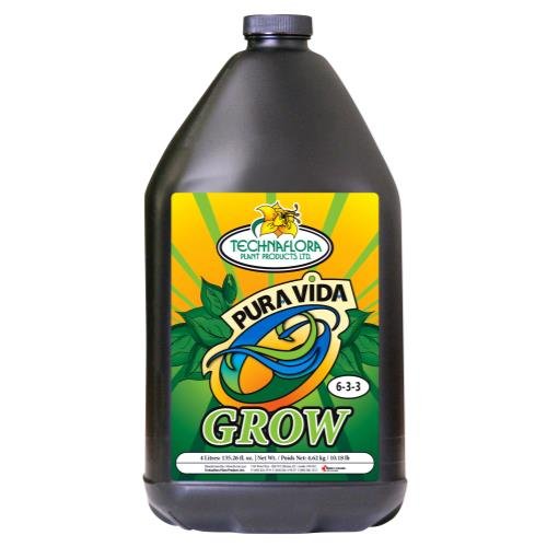 Technaflora Pura Vida Grow 6-3 - 3 Pura Vida Grow 4 Liter (4/Cs)