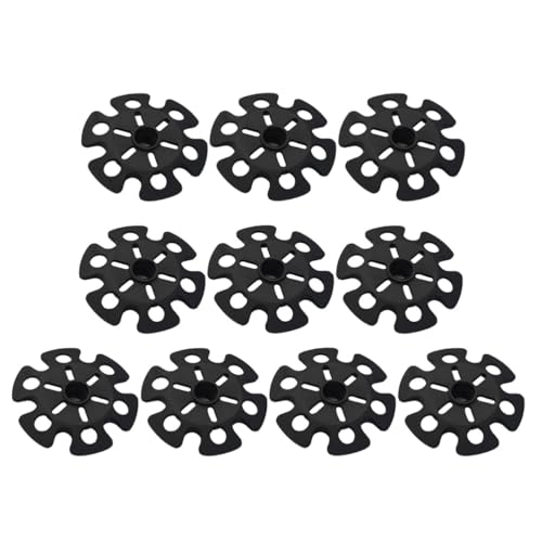 BESPORTBLE Snow Baskets for Trekking Poles,Universal Mud Ski Pole Baskets Trekking Pole Tips Replacement Protectors for Walking Sticks Accessories 10Pcs