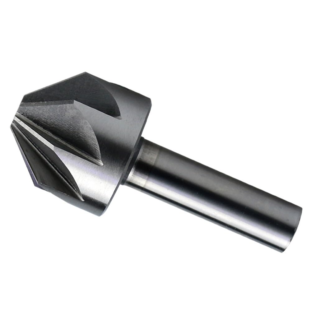 1 sztuk 6-50mm HSS 6/8 flet 60/90/120 stopni fazowanie wiertła rozwiercające bity (6/8/10/12.5/14/16/18/20/22/25/30/32/35/40/45/ 50mm)(35mm(120 Degree))