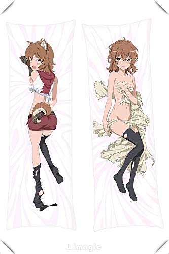 Wimagic Liliruca Arde DanMachi 120 x 40cm(47.2in x 15.7in) Peach Skin Pillowcases