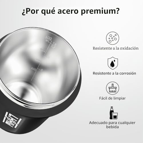 Coctelera de proteínas de acero inoxidable 500ml LHHW batido de proteínas sin BPA 5
