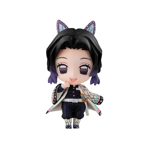 Zhongkaihua Kamado Tanjiro & 9 Hashira Figur Mini Anime Cartoon PVC Modell Puppe Haus Kuchen Set Dekoration Statue Set Sammlung Geburtstagsgeschenk (6cm)