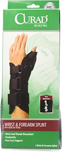 Curad Wrist and Forearm Splint with Abducted Thumb, Right, X-Large