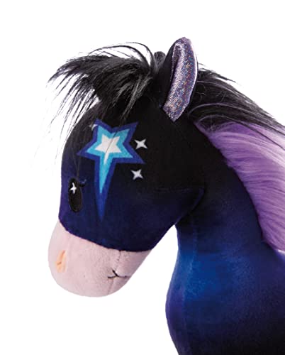 NICI Kuscheltier Pony Starflower 35 cm – Stofftier aus weichem Plüsch, niedliches Plüschtier zum Kuscheln und Spielen, für Kinder & Erwachsene, 48755, tolle Geschenkidee, blau