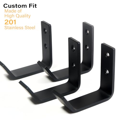 4 Packs Jack Stands Wall Mount Organizer, Heavy Duty Stainless Steel Holder Hook Fits 2 & 3 & 4 Ton Jack Stands